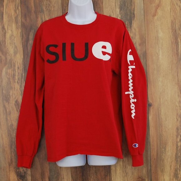 Champion Athletic SIUe Southern Illinois University Edwardsville Long Sleeve Tee - Picture 1 of 4